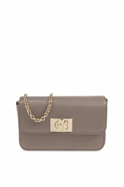 Furla GREY Shoulder bag `1927 Mini`