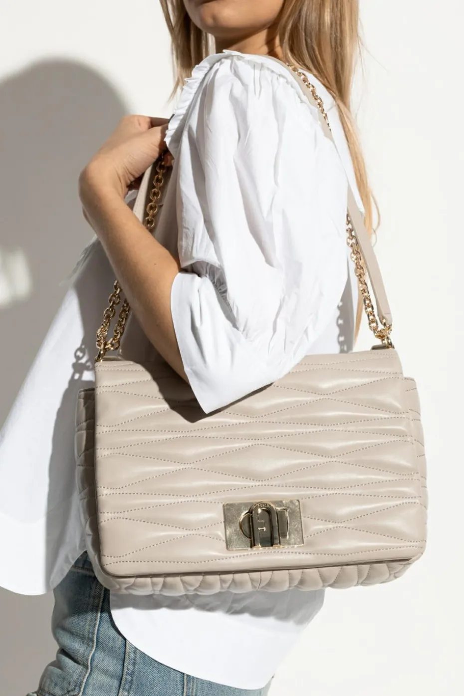 Furla GREY Shoulder bag 1927 Medium