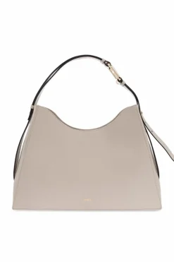 Furla GREY Shoulder bag `Nuvola Large`