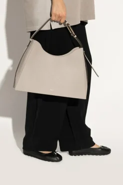 Furla GREY Shoulder bag `Nuvola Large`