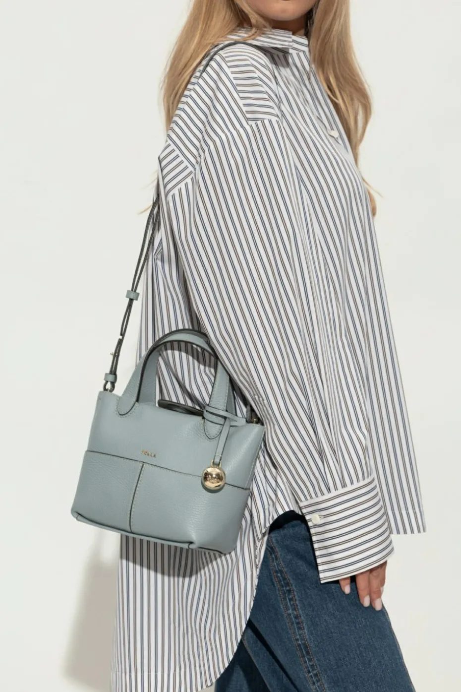 Furla light blue Handbag "Primrose Mini"
