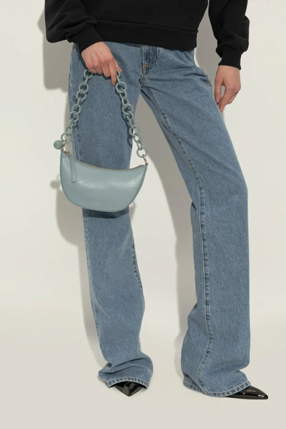 Furla light blue Shoulder bag "Sfera Mini"