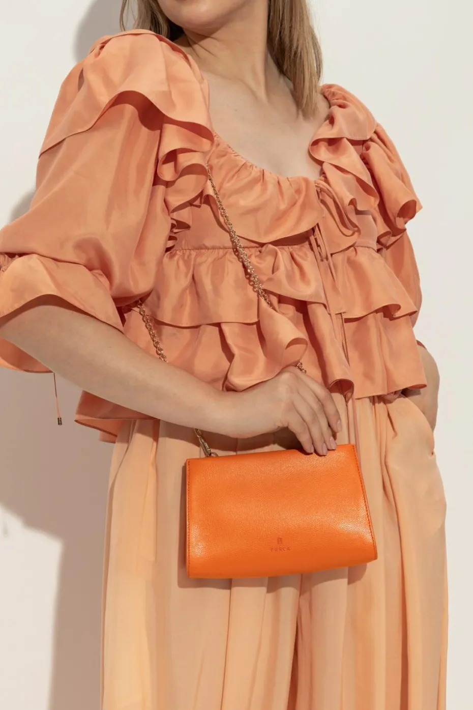 Furla ORANGE Shoulder bag `Myfurla Mini`