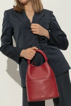 Furla RED Handbag `Sfera Small`