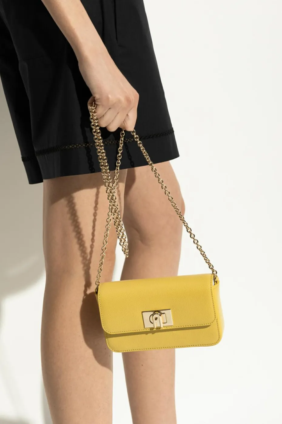 Furla YELLOW Shoulder bag "1927 Mini"