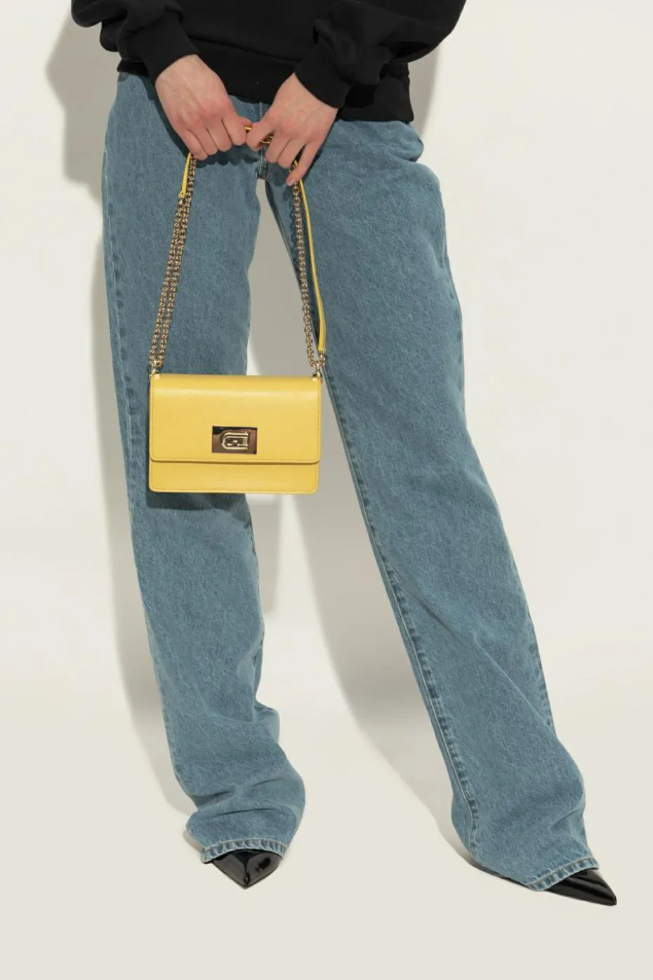 Furla YELLOW Shoulder bag `1927 Mini`