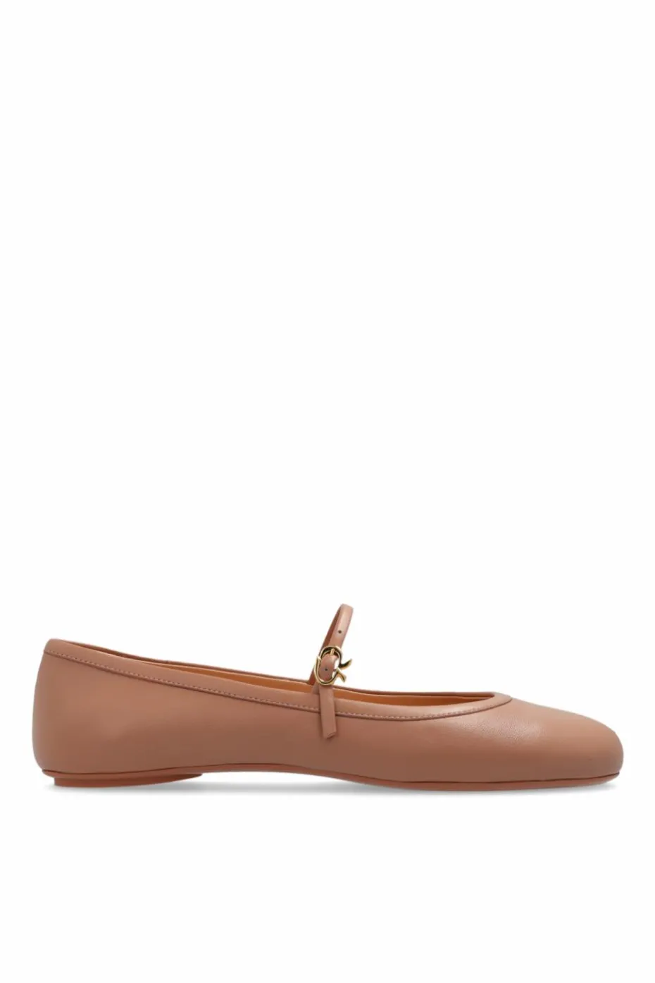 Gianvito Rossi beige Ballet Flats Carla