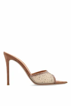 Gianvito Rossi beige Heeled mules Rania