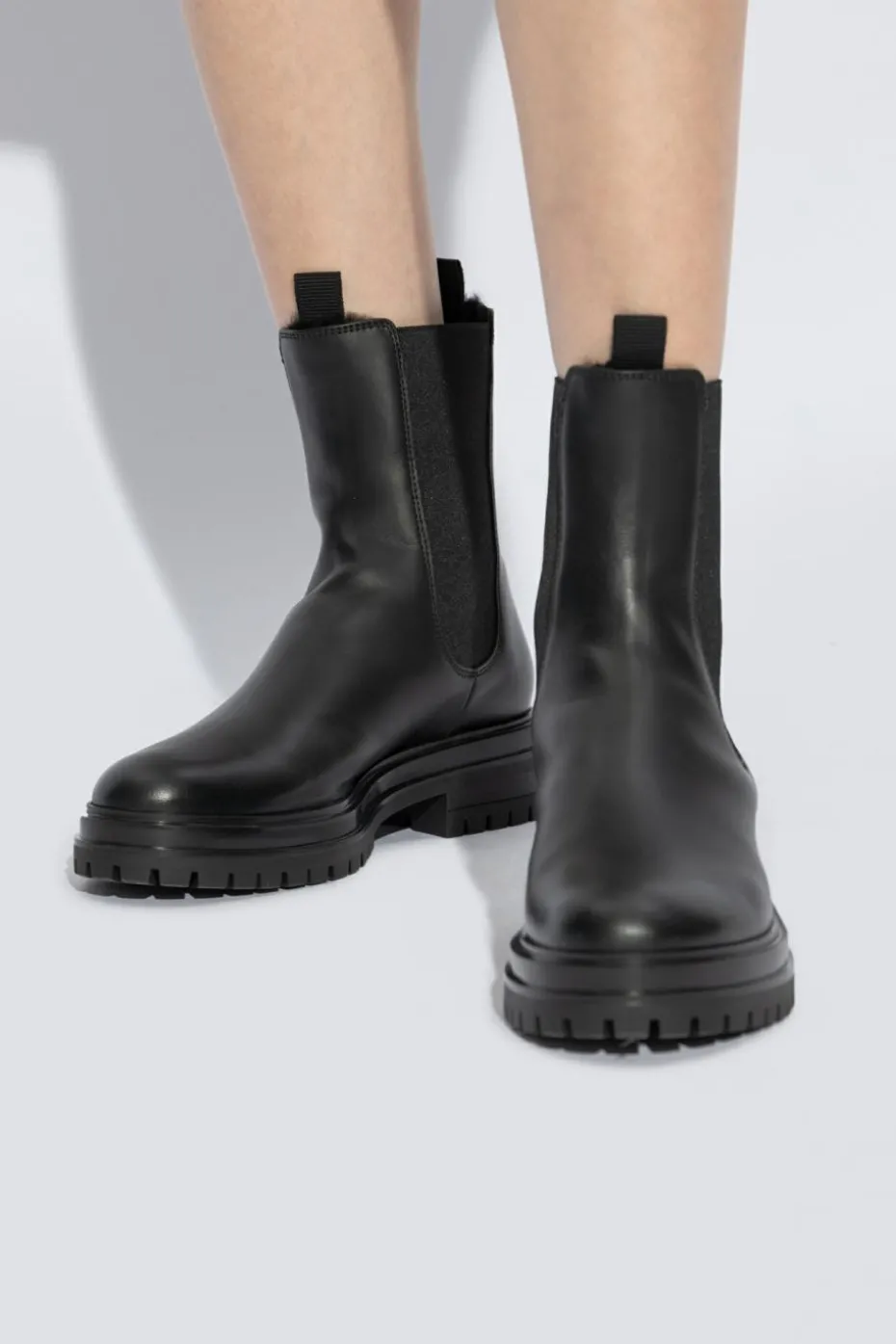 Gianvito Rossi BLACK Ankle Boots Chester