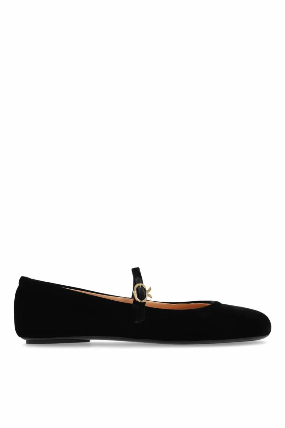 Gianvito Rossi BLACK Ballerinas Carla