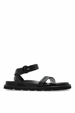 Gianvito Rossi BLACK Leather sandals