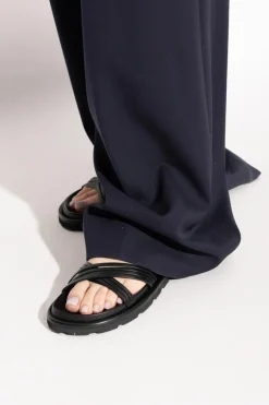 Gianvito Rossi BLACK Leather sandals