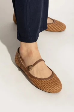 Gianvito Rossi BROWN Ballet Flats Carla