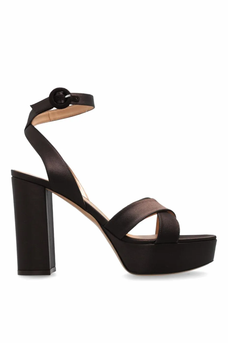 Gianvito Rossi BROWN Platform sandals "Sabrina"