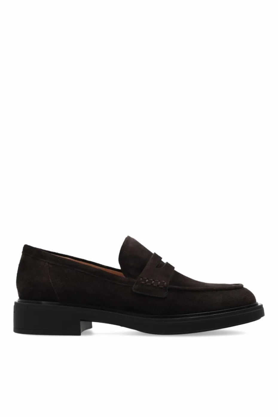 Gianvito Rossi BROWN Suede ‘Harris’ loafers