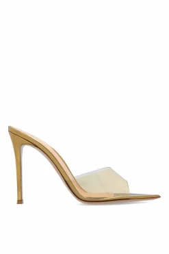 Gianvito Rossi GOLD Heeled mules 'Elle'