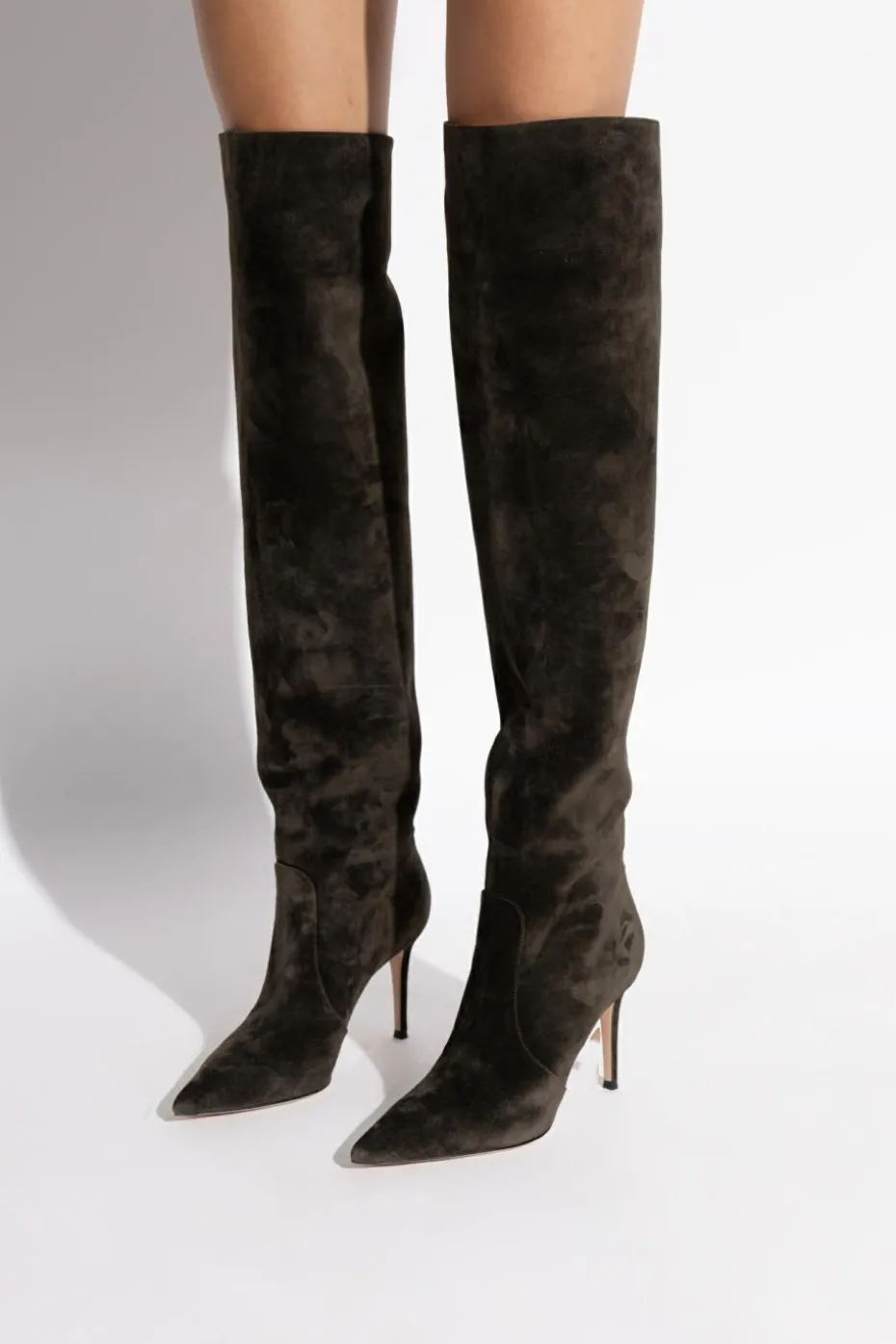 Gianvito Rossi GREEN Heeled boots "Hansen"