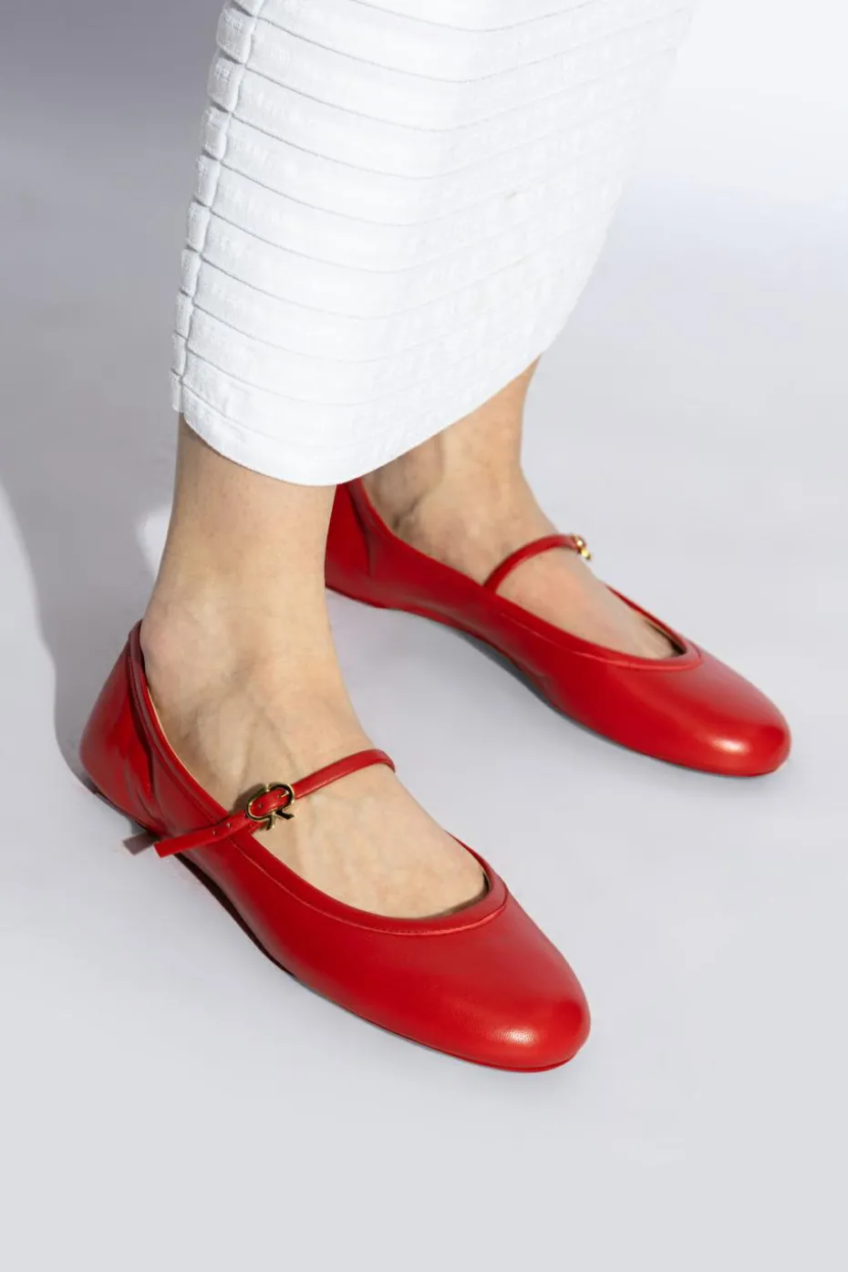 Gianvito Rossi RED Ballet Flats Carla