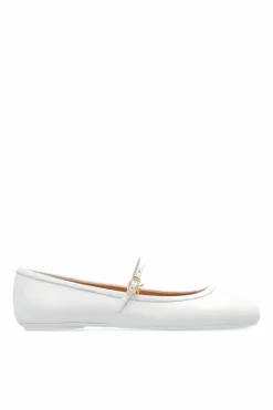 Gianvito Rossi WHITE Ballerinas Carla