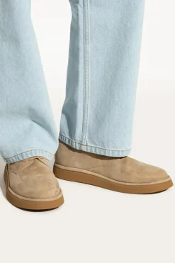 Giorgio Armani beige Suede shoes