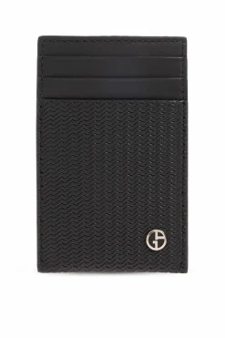 Giorgio Armani BLACK Card case with note clip
