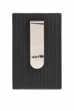 Giorgio Armani BLACK Card case with note clip