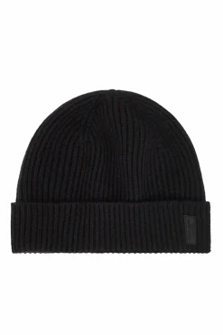 Giorgio Armani BLACK Cashmere beanie with logo