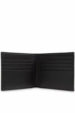 Giorgio Armani BLACK Leather wallet with logo