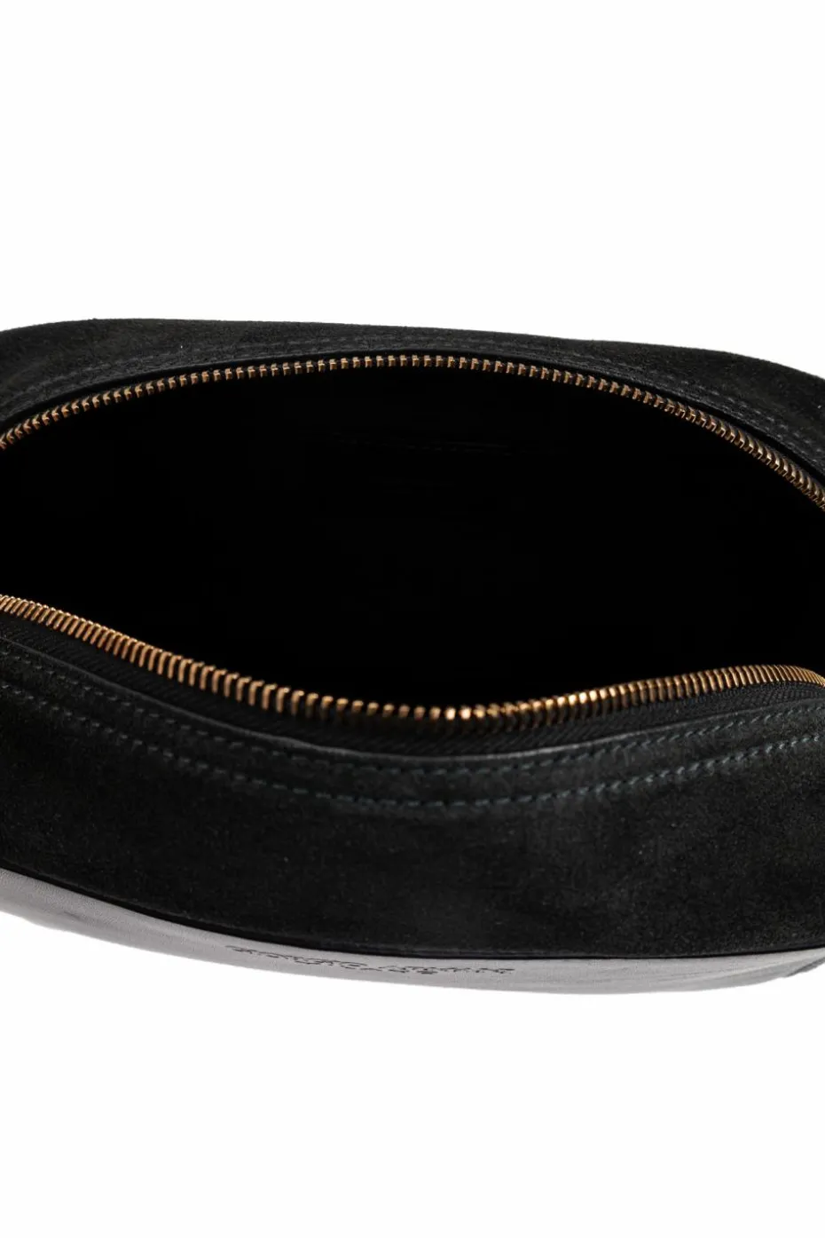 Giorgio Armani BLACK Leather Makeup Bag