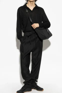 Giorgio Armani BLACK Linen polo