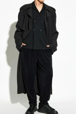 Giorgio Armani BLACK Wool Double-Breasted Blazer
