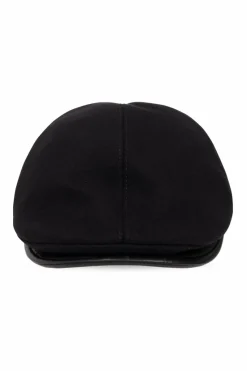Giorgio Armani BLACK Wool flat cap