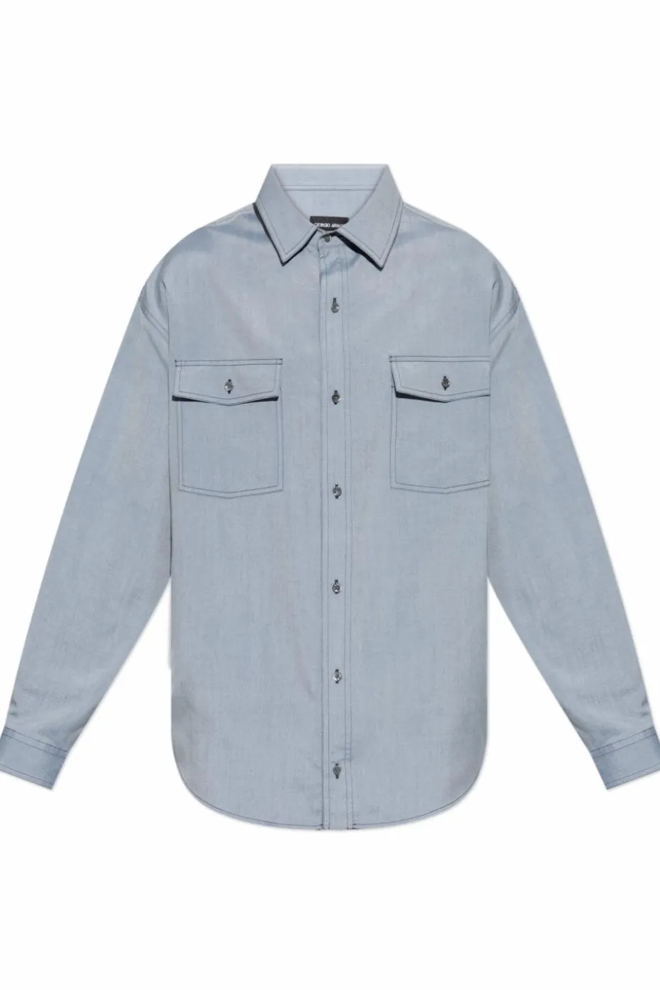 Giorgio Armani BLUE Shirt with pockets