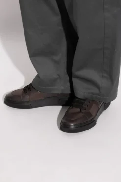 Giorgio Armani BROWN Sports shoes with a logo