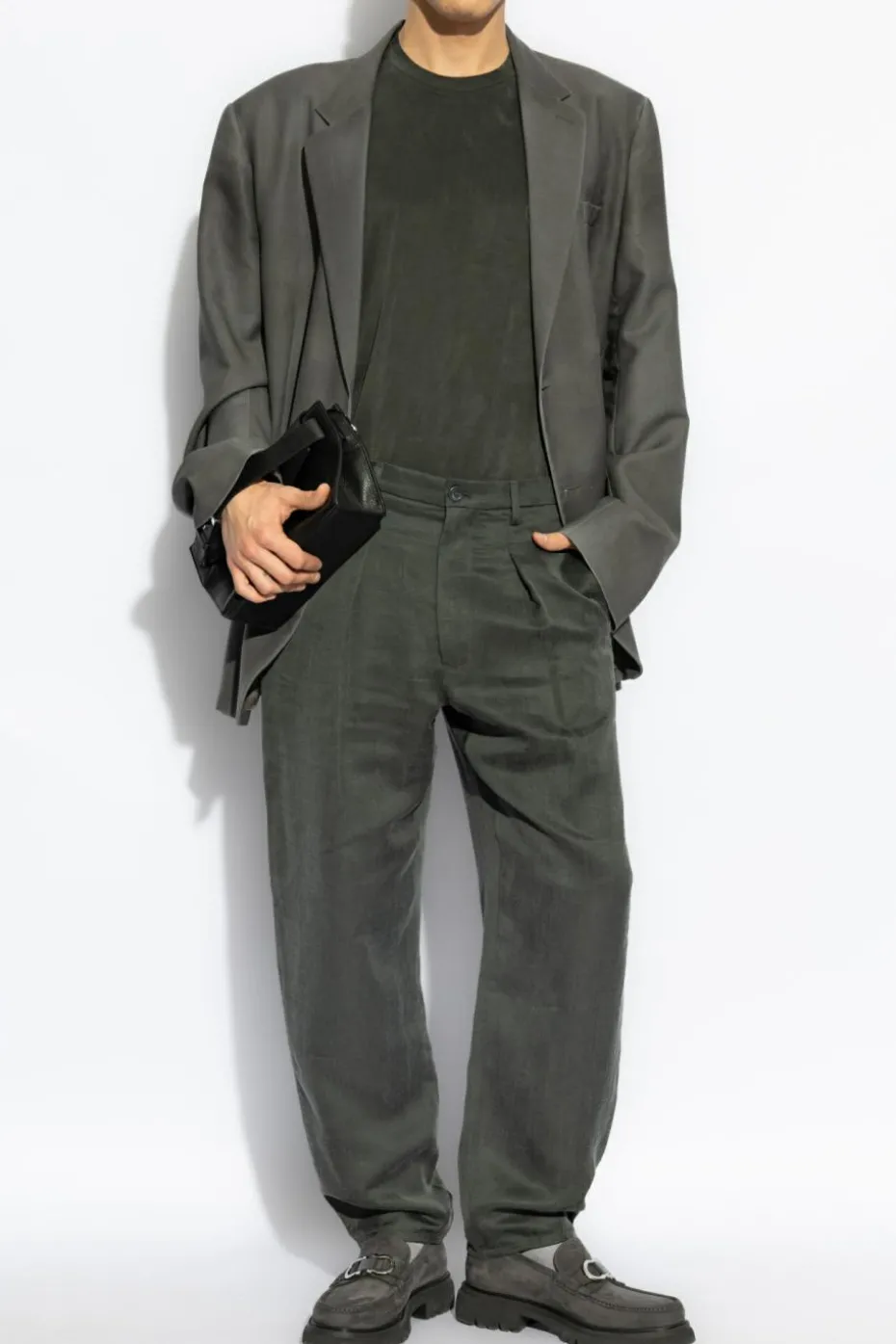Giorgio Armani GREEN Wide-leg pants