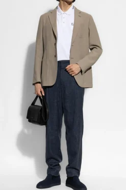 Giorgio Armani GREY Jacket with pockets