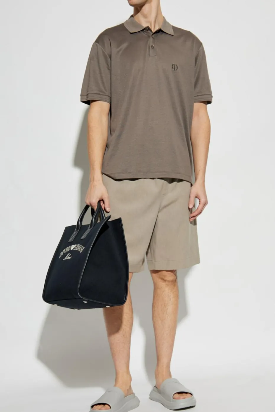 Giorgio Armani GREY Linen shorts