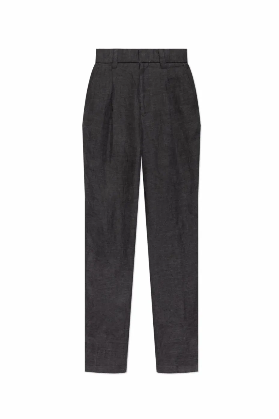 Giorgio Armani GREY Linen pleated trousers
