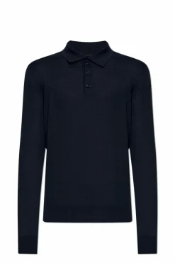 Giorgio Armani NAVY BLUE Wool sweater