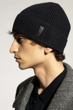 Giorgio Armani NAVY BLUE Cashmere hat