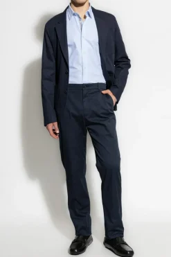 Giorgio Armani NAVY BLUE Pants with pockets