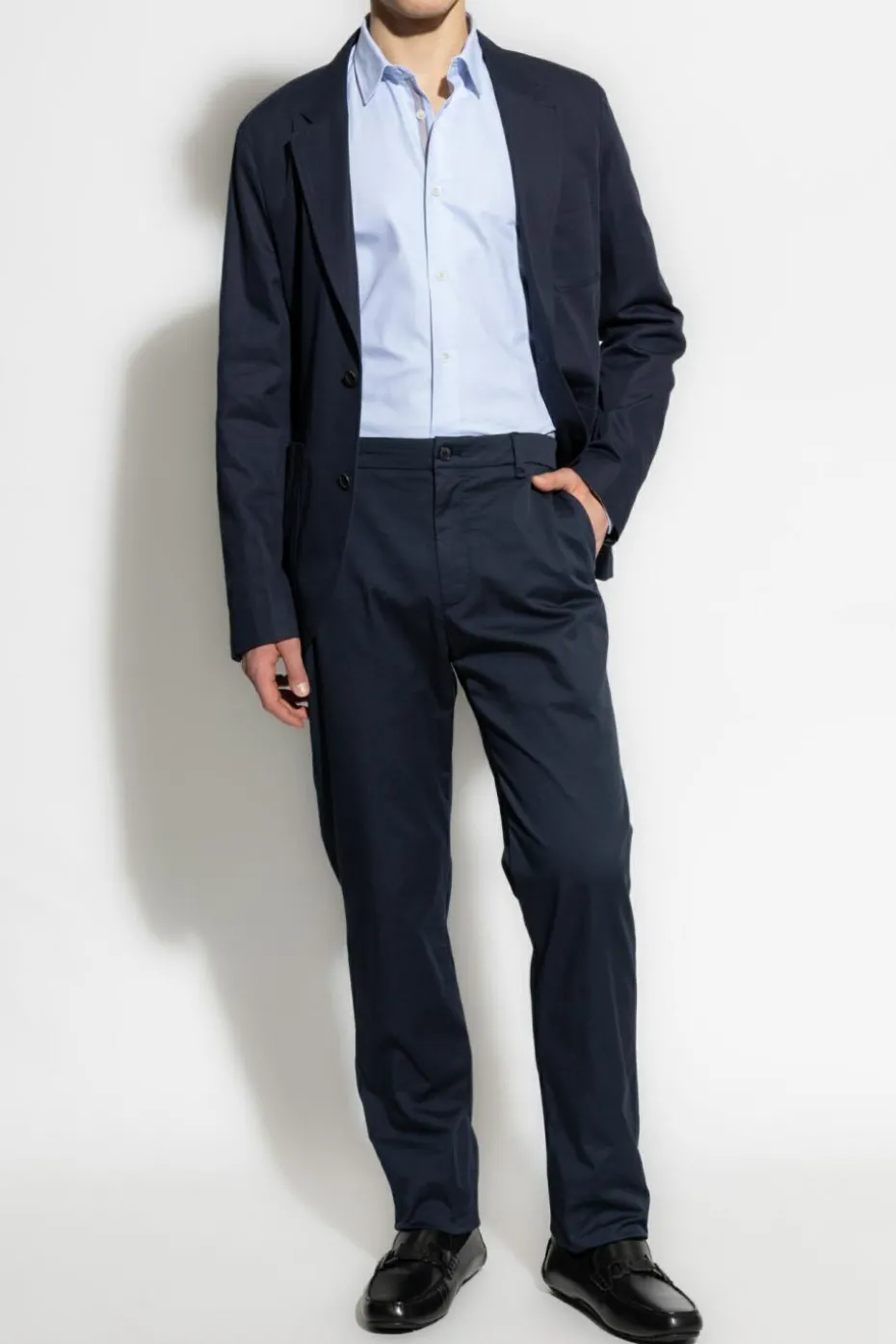 Giorgio Armani NAVY BLUE Pants with pockets