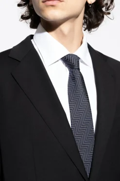 Giorgio Armani NAVY BLUE Silk tie