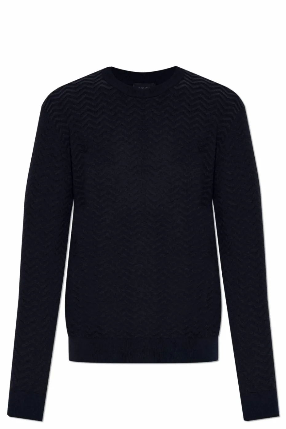 Giorgio Armani NAVY BLUE Patterned sweater