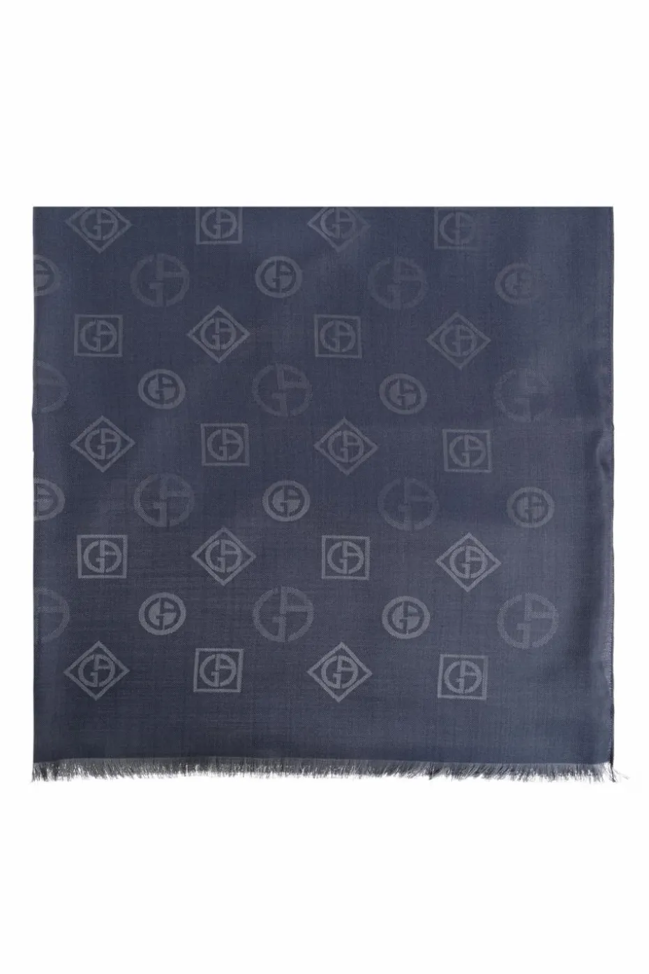 Giorgio Armani NAVY BLUE Silk scarf