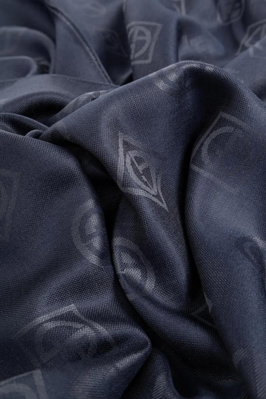 Giorgio Armani NAVY BLUE Silk scarf
