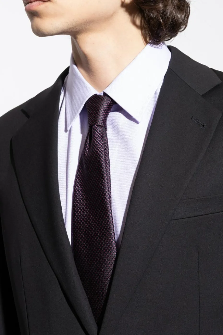 Giorgio Armani NAVY BLUE Silk tie