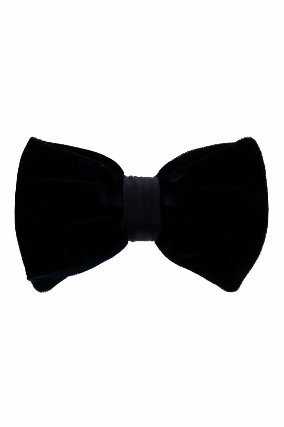 Giorgio Armani NAVY BLUE Velvet bow tie