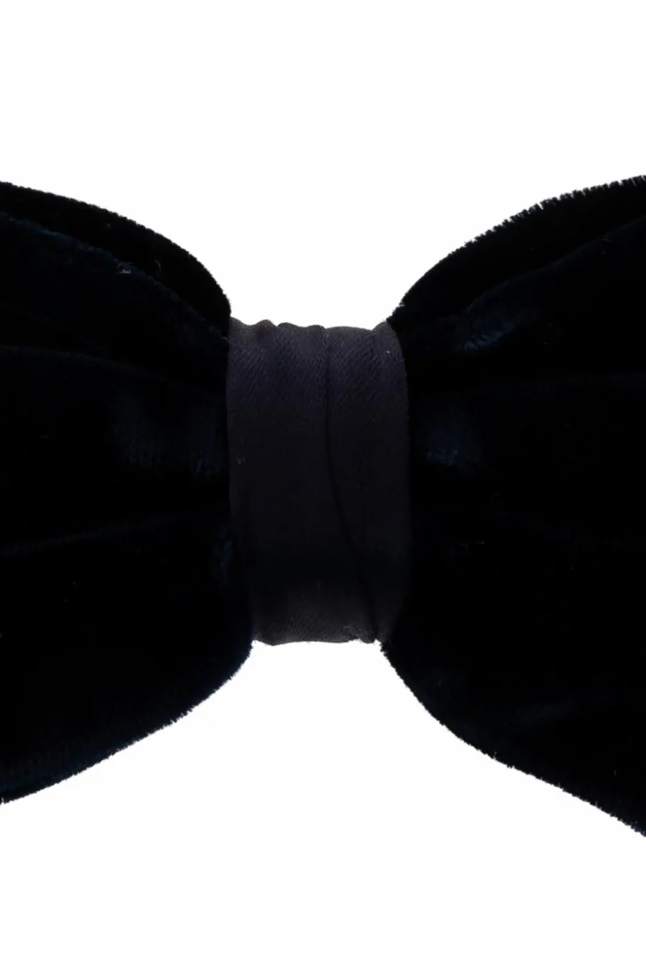 Giorgio Armani NAVY BLUE Velvet bow tie