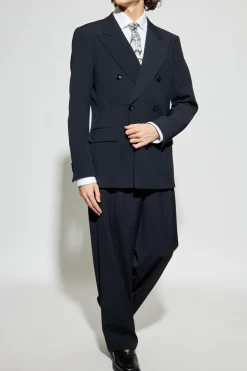 Giorgio Armani NAVY BLUE Pinstripe suit